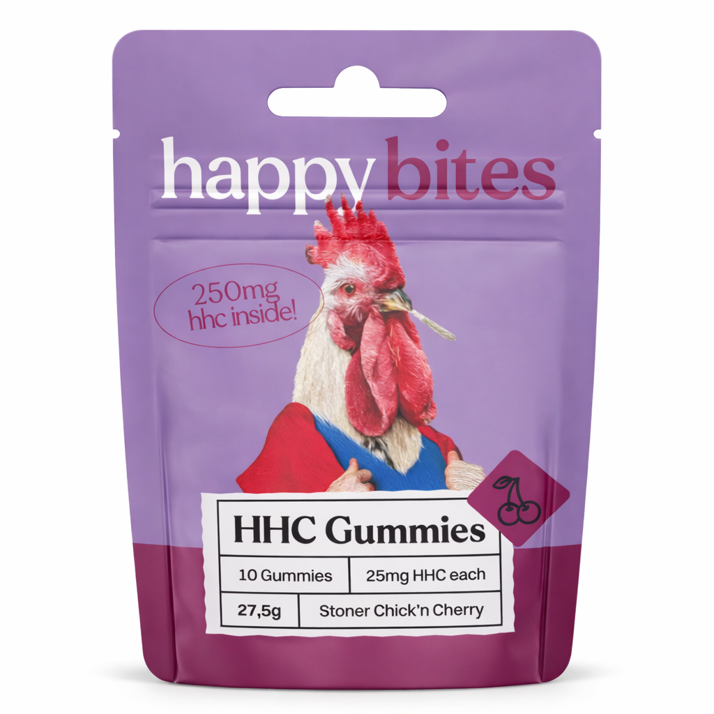 Happy Bites HHC Gummies packaging